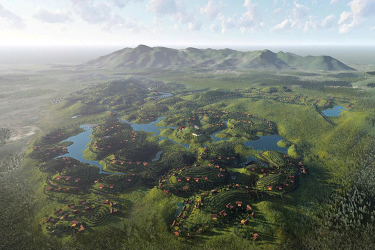 Vingroup khởi công khu đô thị nghỉ dưỡng suối khoáng và tổ hợp sân golf 650ha, tọa lạc tại vị trí 'độc nhất vô nhị' Tuyên Quang