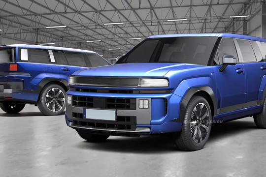 Hyundai Santa Fe bản phác họa mới: Thiết kế chỉnh lại, anh em thấy đã 'ưng cái bụng' hơn chưa?