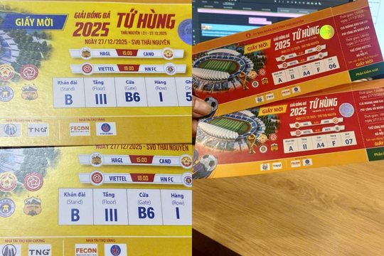 Một giải bóng đá phát thông báo nóng đến toàn bộ người dân