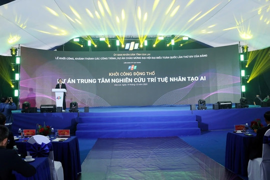 FPT khởi công Trung tâm AI quy mô hơn 600 tỷ đồng tại Gia Lai
