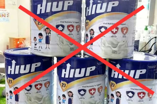 Đã biết sữa Hiup 27 là hàng kém chất lượng, các đối tượng liên quan vẫn chỉ đạo tiếp tục bán ra gần 900.000 lon, thu lợi hơn 470 tỷ đồng