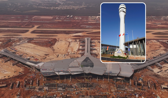 Việt Nam chính thức sở hữu đài kiểm soát không lưu cao nhất Đông Nam Á, tọa lạc tại siêu sân bay 16 tỷ USD lọt TOP quy mô thế giới