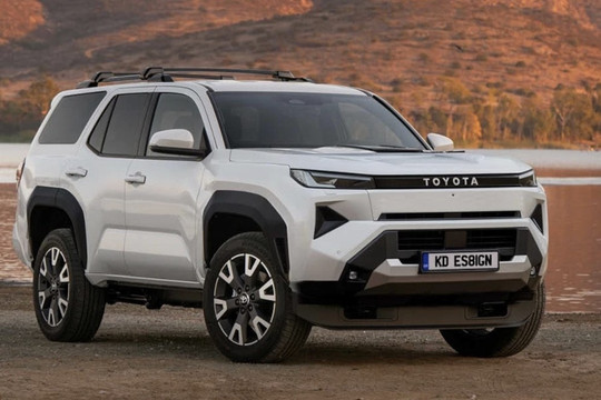 Fortuner thế hệ mới lộ diện qua ảnh dựng: Đầu xe 'copy' Hilux 2026, đuôi pha trộn Prado - 4Runner, hé cửa bản hybrid sạc điện?