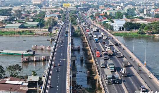 Hôm nay, chính thức thông xe cầu vượt sông 9.000 tấn tại thành phố giàu nhất Việt Nam