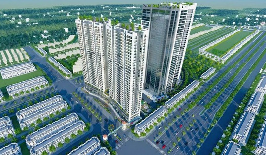 Sắp mở bán tổ hợp chung cư 40 tầng nằm sát Đại lộ Thăng Long, giá dự kiến hơn 96 triệu đồng/m2