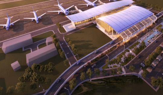 Sắp bàn giao một khu vực của dự án ‘lên đời’ sân bay quốc tế tại thành phố nhỏ nhất Việt Nam