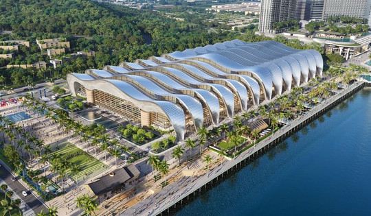 Việt Nam sắp có trung tâm hội nghị lấn biển đầu tiên tại đặc khu lớn nhất cả nước: Quy mô 16ha với thế 'tựa sơn hướng hải', vốn đầu tư 22.000 tỷ