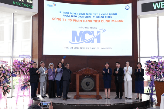 Masan Consumer (MCH) chính thức niêm yết trên HOSE, đánh dấu giai đoạn tiếp theo trên hành trình kiến tạo giá trị bền vững