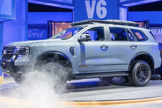 Xem trước Ford Everest Tremor động cơ V6 rất mạnh mẽ, khung gầm chắc chắn: ‘Đấu thẳng’ với Toyota Land Cruiser Prado, giá có ‘rẻ như cho’ không?