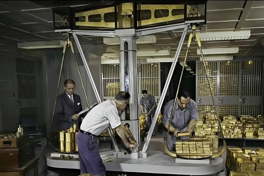 'Kho' duy nhất thế giới chứa 507.000 thỏi vàng nặng hơn 6.300 tấn, trị giá 22,4 triệu tỷ nằm bên dưới tòa nhà 14 tầng