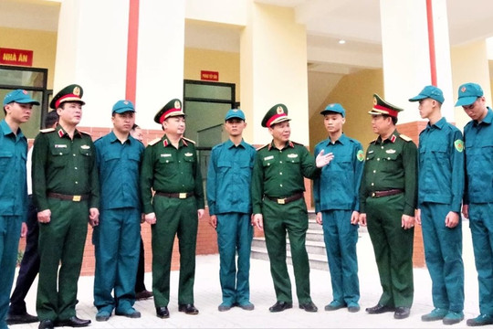 Sĩ quan quân đội sẽ về tham gia Ban Chỉ huy quân sự cấp xã
