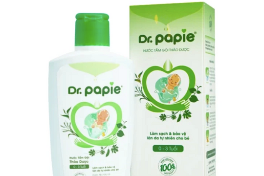 Thu hồi toàn quốc lô nước tắm gội quen dùng cho trẻ em