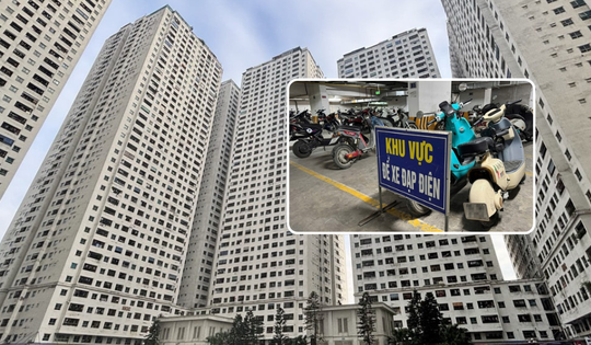 Chung cư xây mới dự kiến cần có khu vực để xe điện cho cư dân