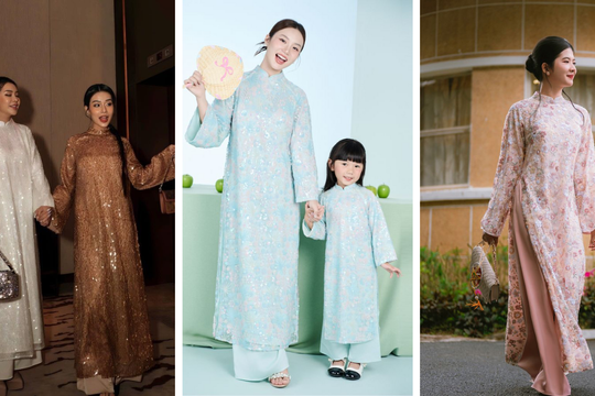 Chiếc áo dài kiểu này từng bị chê 'sến súa' giờ trở thành mặt hàng được các chị em săn lùng trong mùa Tết 2026, mức giá thế nào?