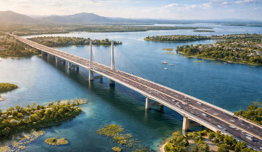 Việt Nam sắp xây thêm 3 cây cầu vượt mới bắc qua đầm phá lớn nhất Đông Nam Á, vốn đầu tư gần 3.500 tỷ
