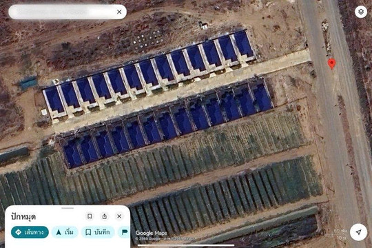 Phát hiện trung tâm lừa đảo mới đang xây dựng tại Campuchia, cách biên giới Thái Lan 50km