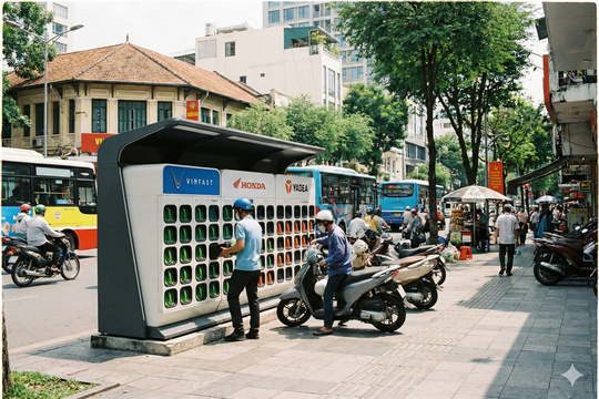 Hai doanh nghiệp xin phủ 20.000 tủ đổi pin trên vỉa hè cho xe Honda, Yadea, Yamaha, VinFast… cùng sạc, TP. HCM 'gật đầu' với đề xuất