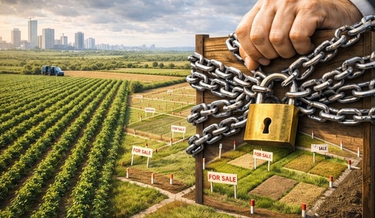 Chính thức siết phân lô bán nền từ đất nông nghiệp