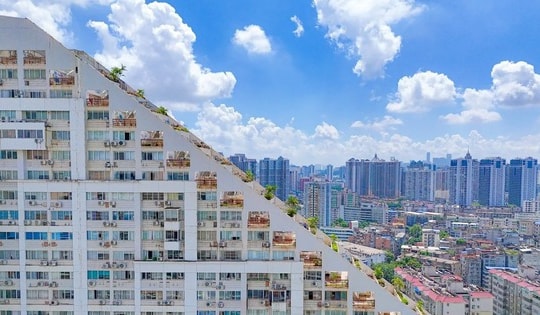 Tòa chung cư có một không hai trên thế giới, kiến trúc 'ruộng bậc thang' lạ lẫm giữa lòng đô thị