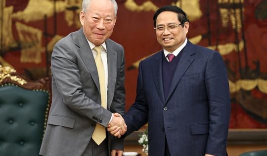 Gặp đối tác Trung Quốc của Vingroup, Thủ tướng nhấn mạnh chuyển giao công nghệ và hợp tác nghiên cứu dự án tại Việt Nam