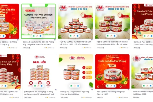 Người dân TPHCM chi hơn 4,5 tỷ mua ' patê cột đèn' Hải Phòng trên sàn