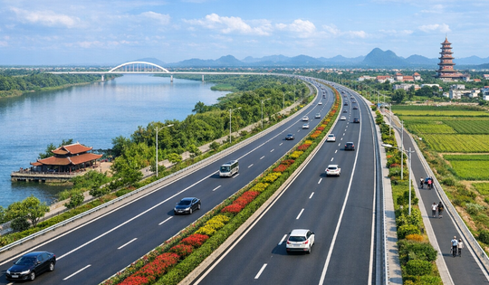 Tuyến đường tâm linh văn hóa gần 10.000 tỷ bên bờ tả sông Hồng sẽ hoàn thành trong năm sau