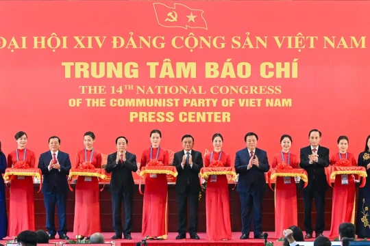 Khai trương Trung tâm Báo chí Đại hội XIV của Đảng