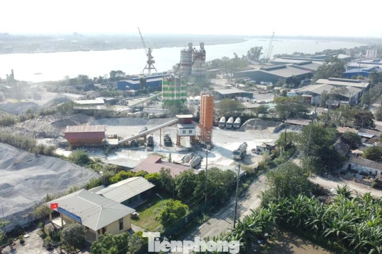 Sắp cắt điện, nước, di dời loạt trạm trộn bê tông tại phường Lĩnh Nam