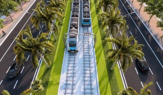 Chọn tập đoàn Trung Quốc phát triển dự án tàu điện đầu tiên tại đặc khu lớn bậc nhất Việt Nam