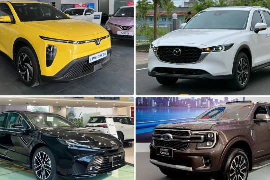 Điểm mặt các mẫu ô tô bán chạy nhất theo phân khúc năm 2025