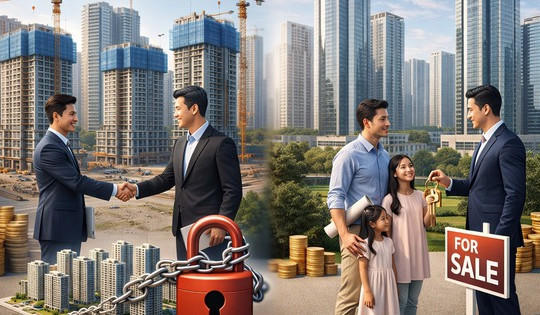 HoREA đề xuất cho phép chủ đầu tư bán nhà hình thành trong tương lai dù chưa giải chấp