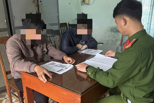 Kiểm tra điện thoại, tài khoản ngân hàng của N.V.L. SN 2009 và B.T.D. SN 2008, phát hiện giao dịch 1,3 tỷ trong 3 ngày