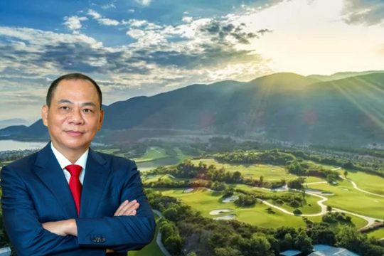 Tỷ phú Phạm Nhật Vượng khởi công sân golf 6 sao đẳng cấp thế giới, tọa lạc vịnh biển đẹp bậc nhất Việt Nam