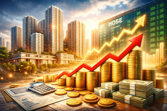 Một doanh nghiệp bất động sản sàn HoSE báo lãi tăng gần 3.900% trong quý IV/2025