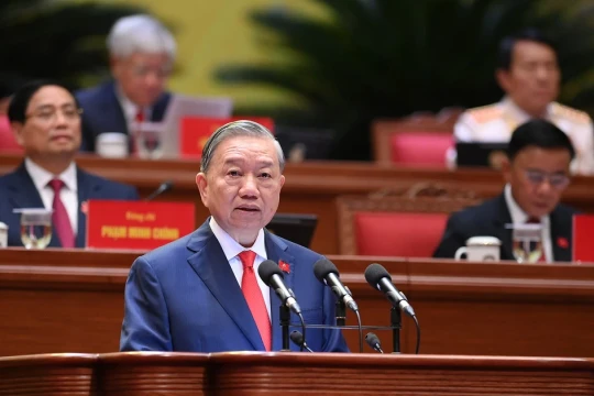 Hình ảnh phiên khai mạc trọng thể Đại hội XIV của Đảng