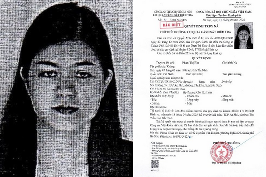 Truy nã đặc biệt Phan Thị Hoa SN 1996 trong đường dây lừa đảo 5.200 tỷ của Mr Pips
