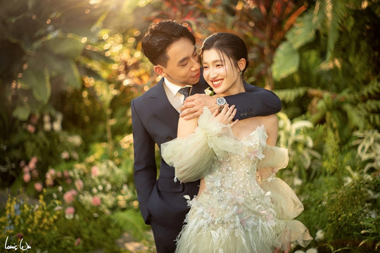 Lộ ảnh cưới 'nét căng' của Á hậu Phương Nhi và chồng thiếu gia trước giờ G