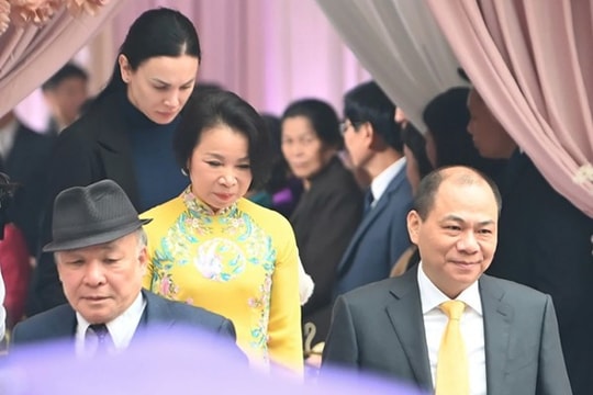 Vì sao vợ của tỷ phú Phạm Nhật Vượng không có mặt trong lễ đón con dâu Phương Nhi?