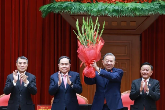 Lãnh đạo Lào, Trung Quốc, Campuchia chúc mừng Tổng Bí thư Tô Lâm