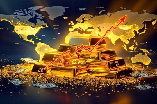 NHTW ồ ạt mua ròng, phi USD hóa tăng tốc: Giá vàng sẽ chạm mốc 6.000 USD trong năm nay?