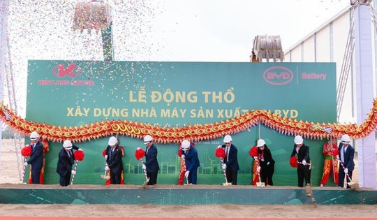 Kim Long Motor động thổ nhà máy pin ô tô 130 triệu USD, sở hữu công nghệ hàng đầu châu Á