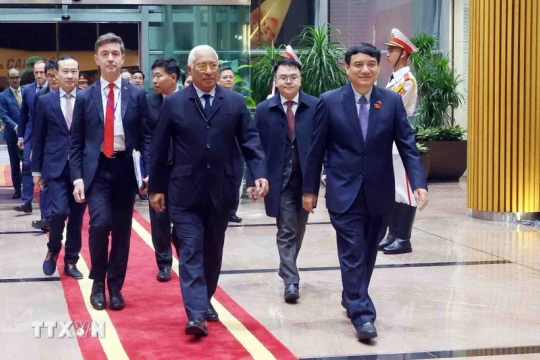 Chủ tịch Hội đồng châu Âu António Costa bắt đầu thăm chính thức Việt Nam