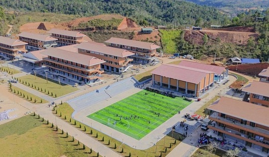 Ngày mai, chính thức khánh thành trường liên cấp trăm tỷ hiện nhất vùng biên phía Bắc