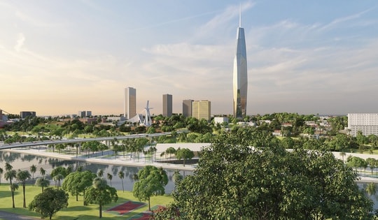 Sắp hoàn thiện tòa nhà chọc trời 400m cao bậc nhất thế giới, là biểu tượng mới của cả một châu lục