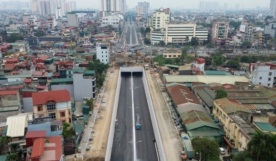Hà Nội sắp vận hành hầm chui thứ 2 trăm tỷ đi dưới đường sắt