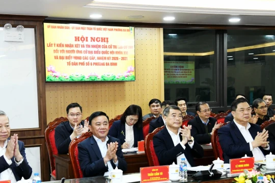 Tổng Bí thư Tô Lâm dự hội nghị lấy ý kiến cử tri nơi cư trú đối với người ứng cử đại biểu Quốc hội