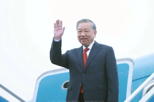 Tổng Bí thư Tô Lâm lên đường thăm cấp Nhà nước tới Lào
