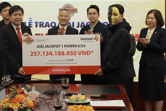 Danh tính doanh nhân vừa trúng giải Vietlott trị giá hơn 257 tỷ đồng