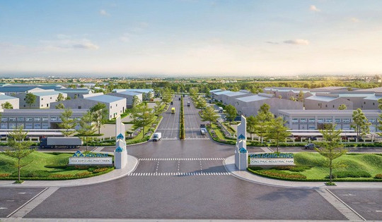 Hòa Phát khởi công khu công nghiệp gần 4.000 tỷ tại Bắc Ninh, chỉ cách sân bay Gia Bình 20km