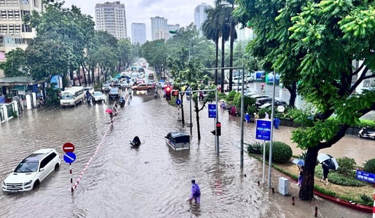 Thủ đô làm công trình chống ngập khẩn cấp, sẵn sàng ứng phó với mùa mưa bão 2026